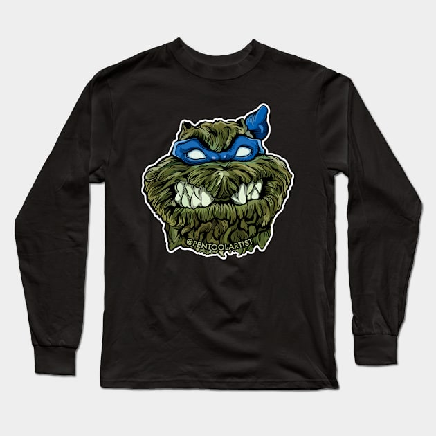 Leo is a Wolfman! Long Sleeve T-Shirt by pentoolarts